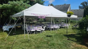 Tent Tables Chairs Linens